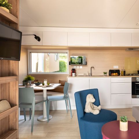 Mobilheim 6 personen - EXKLUSIV 3 Schlafzimmer Jacuzzi mit Master-Suite