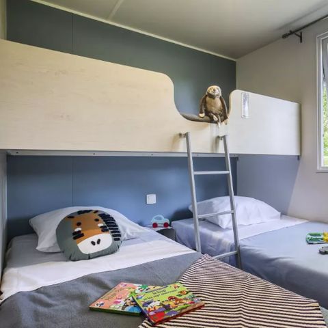 Mobilheim 4 Personen - Mobilheim Komfort 3 Zimmer 4 Personen + TV