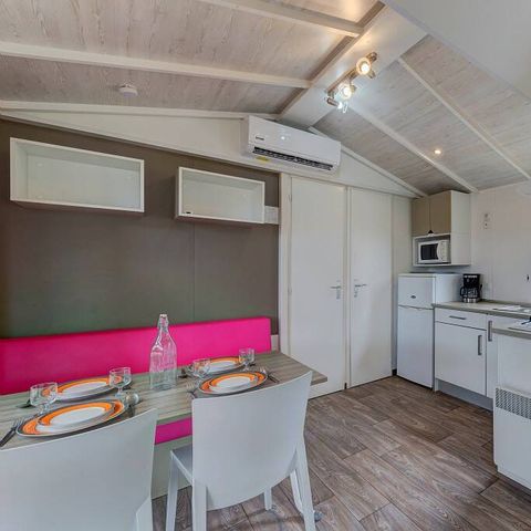 Mobilheim 6 Personen - Comfort | 2 Zi. | 4/6 Pers. | Einfache Terrasse