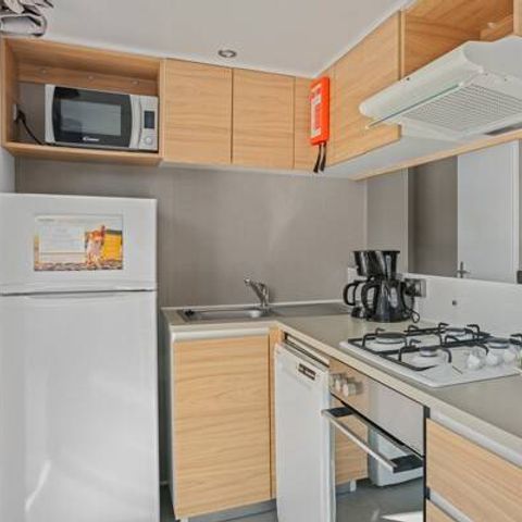 Mobilheim 8 Personen - Mobilheim | Premium | 3 Zi. | 6/8 Pers. | Erhöhte Terrasse