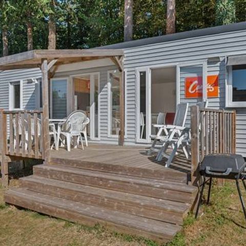 Mobilheim 8 Personen - Mobilheim | Premium | 3 Zi. | 6/8 Pers. | Erhöhte Terrasse
