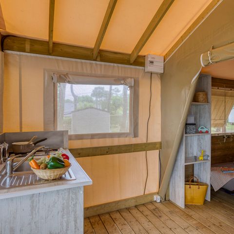 Safarizelt 4 Personen - INSOLITE CONFORT LODGE (ohne Sanitäranlagen)