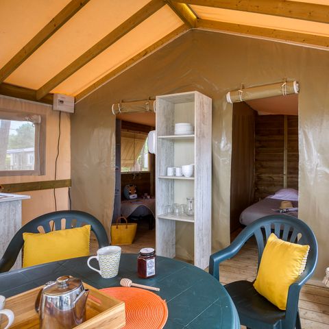 Safarizelt 4 Personen - INSOLITE CONFORT LODGE (ohne Sanitäranlagen)