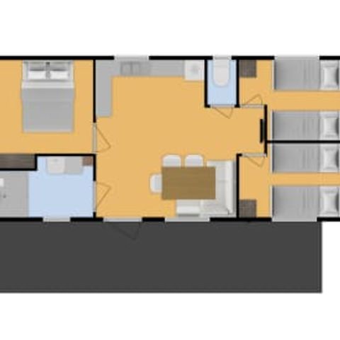 Mobilheim 6 Personen - Mobilheim Hecht