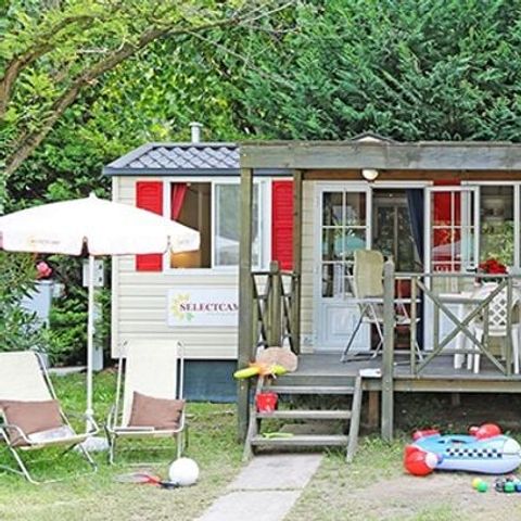 Mobilheim 6 Personen - Mobilheim | Classic | 2 Zi. | 4/6 Pers. | Hochterrasse | Klim.