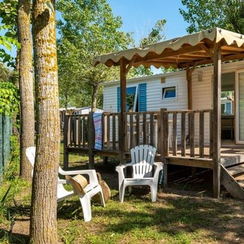 Mobilheim 6 Personen - Mobilheim | Classic | 3 Zi. | 4/6 Pers. | Erhöhte Terrasse | Klim.