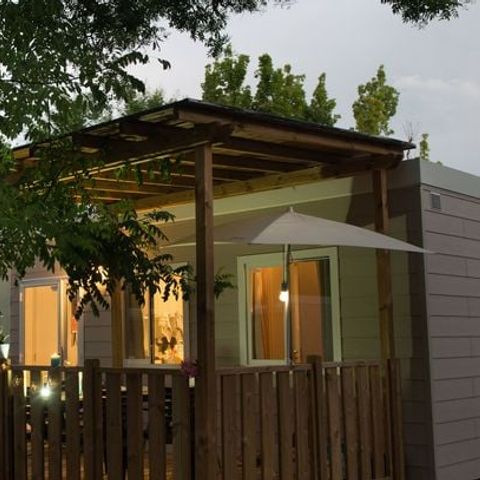 Mobilheim 4 Personen - Mobilheim | Comfort | 2 Zi. | 4 Pers. | Erhöhte Terrasse | Klim.