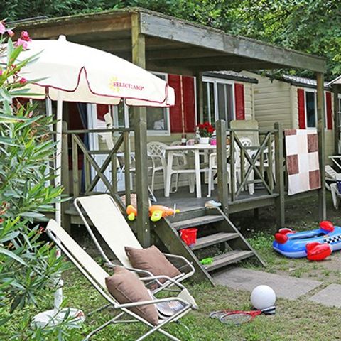Mobilheim 6 Personen - Mobilheim | Comfort | 2 Zi. | 4/6 Pers. | Erhöhte Terrasse | Klim.
