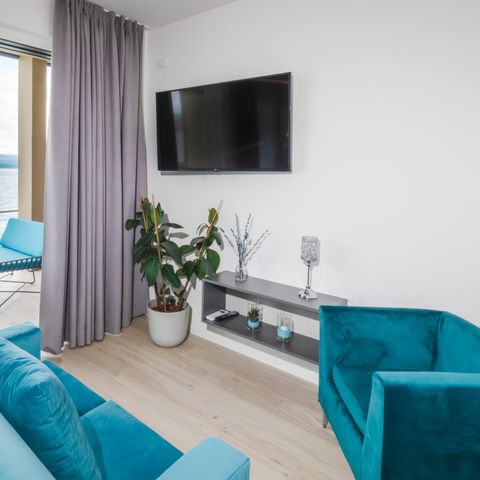 Apartement 4 Personen - 2-Zimmer-Wohnung Aqua