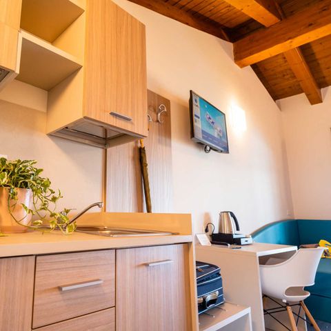 Studio 3 Personen - Studio Deluxe (2 Erwachsene und max. 1 Kind)
