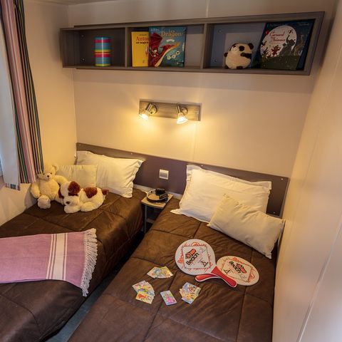 Mobilheim 6 personen - Comfort XL | 2 Zi. | 4/6 Pers. | Terrasse Lounge | Clim.