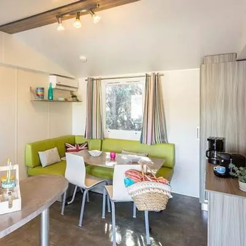 Mobilheim 6 personen - Comfort | 2 Zi. | 4/6 Pers. | Terrasse Lounge | Klimaanlage