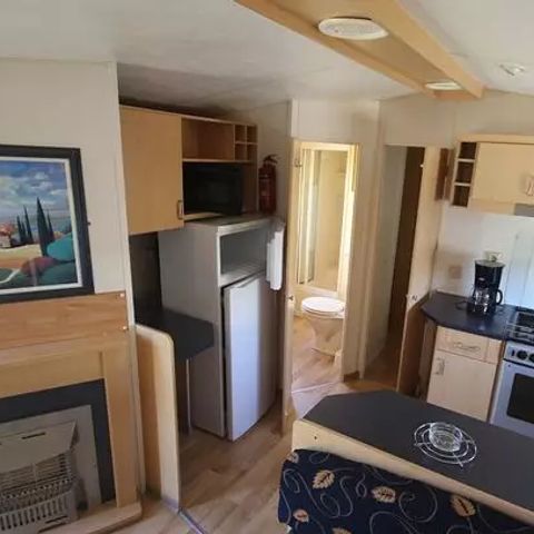 Mobilheim 6 Personen - Comfort | 2 Zi. | 4/6 Pers. | Erhöhte Terrasse | Klimaanlage