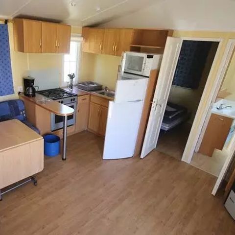 Mobilheim 6 Personen - Comfort | 2 Zi. | 4/6 Pers. | Erhöhte Terrasse | Klimaanlage