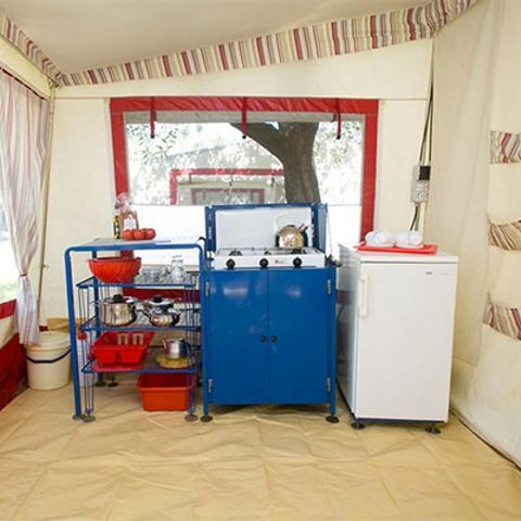 Bungalow 5 Personen - Zeltbungalow | 2 Zi. | 4/5 Pers. | Ohne Bad