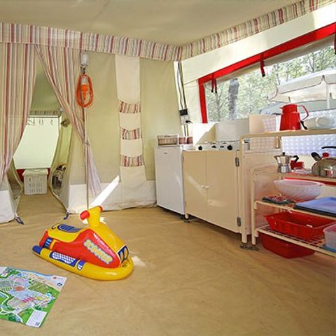 Bungalow 5 Personen - Zeltbungalow | 2 Zi. | 4/5 Pers. | Ohne Bad