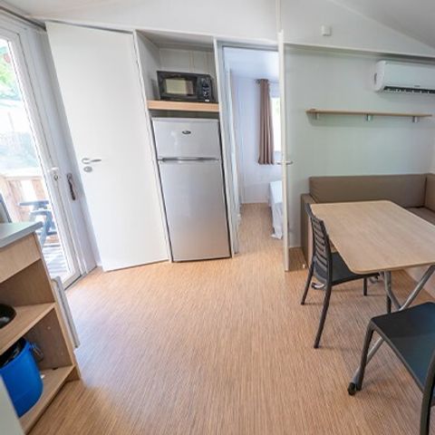 Mobilheim 6 Personen - Mobilheim | Comfort | 3 Zi. | 6 Pers. | Erhöhte Terrasse | Clim.