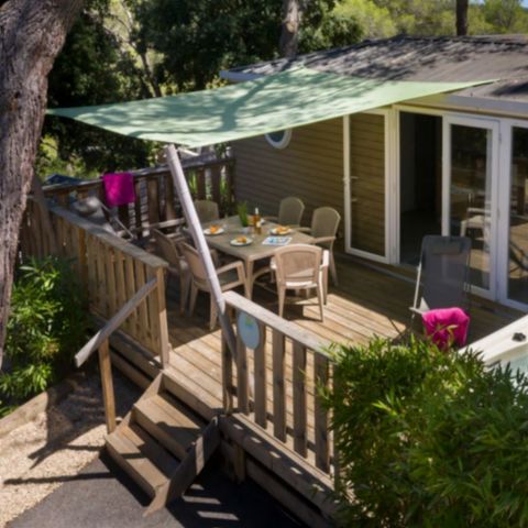Mobilheim 6 personen - LUXUS - ZEN mit eigenem Spa
