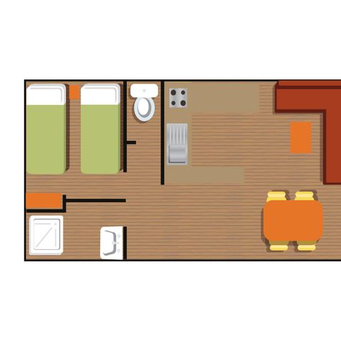 Mobilheim 4 Personen - O'HARA 914