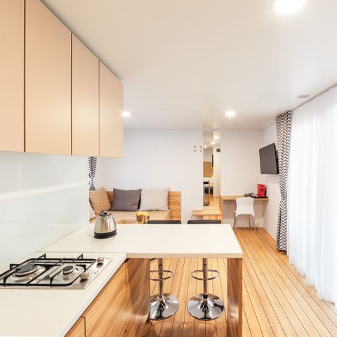 Mobilheim 2 Personen - Cottage Deluxe 1 Schlafzimmer