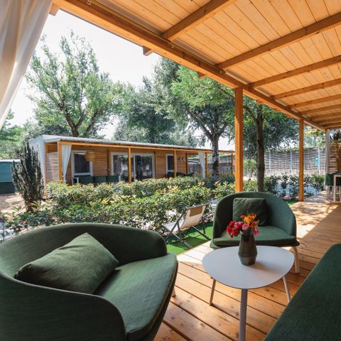 Mobilheim 2 Personen - Cottage Deluxe 1 Schlafzimmer