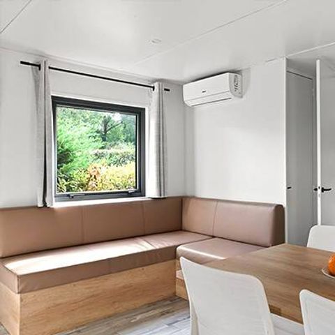 Mobilheim 4 personen - Premium | 2 Zi. | 4 Pers. | Erhöhte Terrasse | Klimaanlage | TV
