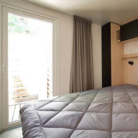 Mobilheim 6 personen - Mobilheim | Premium Exclusive | 3 Zi. | 6 Pers. | Erhöhte Terrasse | Tropische Dusche | Klima | TV
