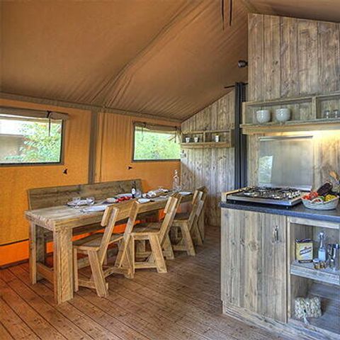 Safarizelt 5 Personen - Safari-Zelt | 2 Schlafz. | 4/5 Pers.