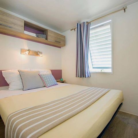 Mobilheim 4 Personen - Classic | 2 Schlafz. | 4 Pers. | Einfache Terrasse