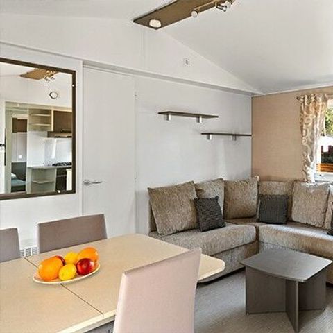 Mobilheim 4 Personen - Mobilheim | Comfort XL | 2 Zi. | 4 Pers. | Erhöhte Terrasse | TV
