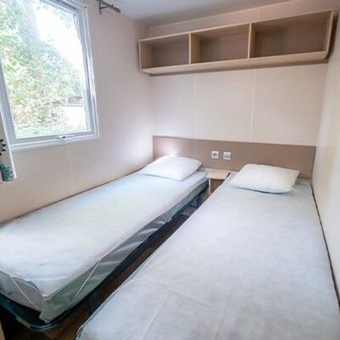 Mobilheim 6 Personen - Mobilheim | Premium Azure | 3 Zi. | 6 Pers. | Erhöhte Terrasse | Klimaanlage | TV