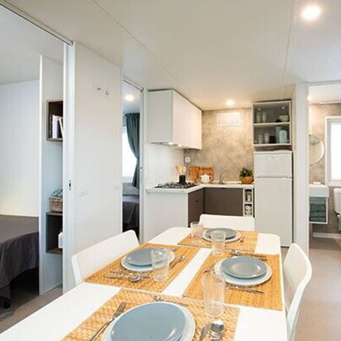 Mobilheim 4 Personen - Mobilheim | Premium Azure | 2 Zi. | 4 Pers. | Erhöhte Terrasse | Klim.