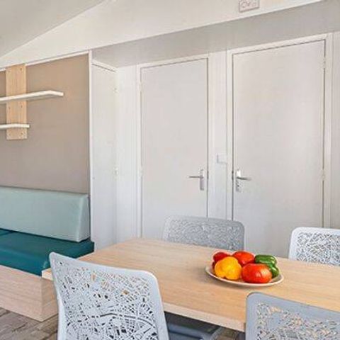 Mobilheim 4 Personen - Mobilheim | Comfort | 2 Zi. | 4 Pers. | Einfache Terrasse | Klima | TV