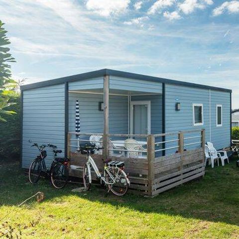 Mobilheim 4 Personen - Comfort | 2 Zi. | 4 Pers. | Einzelne Terrasse | Klimaanlage | TV