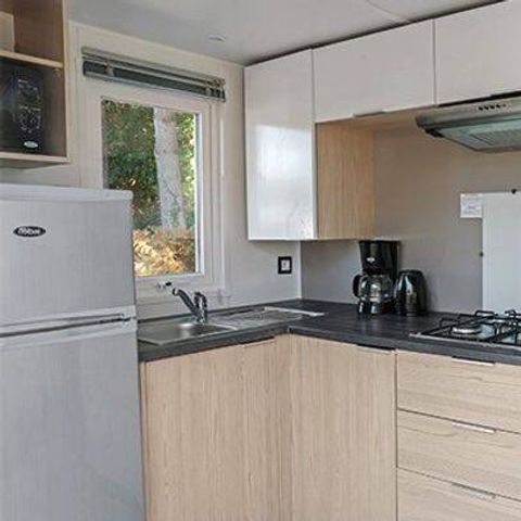 Mobilheim 4 Personen - Mobilheim | Comfort | 2 Zi. | 4 Pers. | Einfache Terrasse | Klima | TV