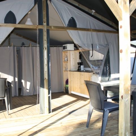 Bungalowzelt 6 Personen - Extra Luxe Lodgetent (LG) - Ohne Bad
