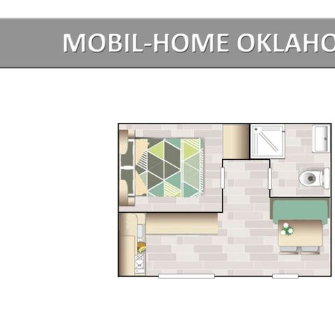 Mobilheim 3 Personen - OKLAHOMA STANDARD