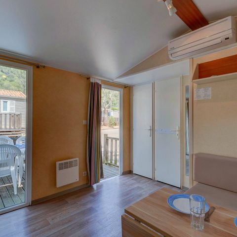 Mobilheim 6 personen - Mobilheim | Classic | 3 Schlafz. | 6 Pers. | Erhöhte Terrasse | Klima.