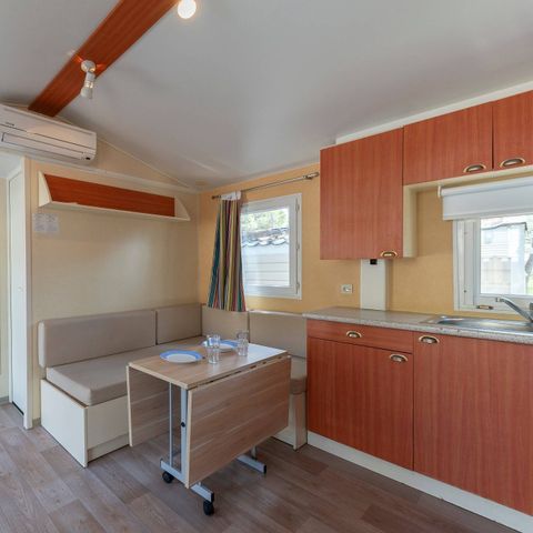 Mobilheim 6 personen - Mobilheim | Classic | 3 Schlafz. | 6 Pers. | Erhöhte Terrasse | Klima.