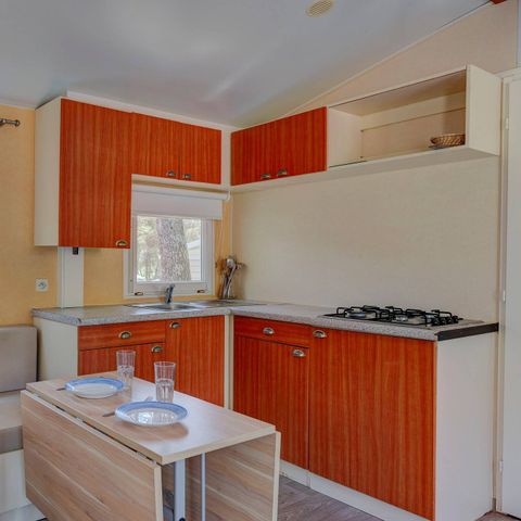 Mobilheim 6 personen - Mobilheim | Classic | 3 Schlafz. | 6 Pers. | Erhöhte Terrasse | Klima.