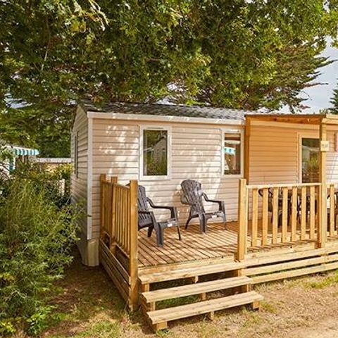 Mobilheim 6 personen - Mobilheim | Classic | 3 Schlafz. | 6 Pers. | Erhöhte Terrasse | Klima.