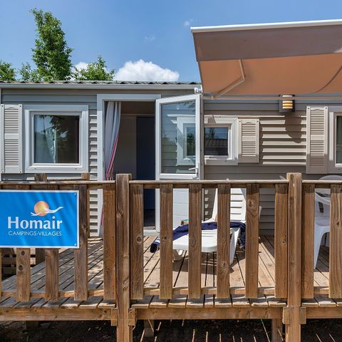 Mobilheim 6 Personen - Mobilheim | Premium | 3 Zi. | 6 Pers. | Erhöhte Terrasse | Klima.
