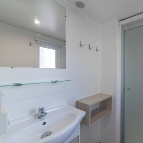 Mobilheim 6 personen - Premium | 3 Schlafz. | 6 Pers. | Erhöhte Terrasse | Klimaanlage