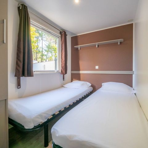 Mobilheim 6 personen - Comfort | 3 Schlafz. | 6 Pers. | Erhöhte Terrasse | Klimaanlage