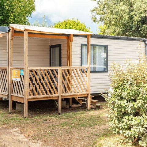 Mobilheim 4 Personen - Premium | 2 Zi. | 4 Pers. | Einzelne Terrasse | 1 Bad | Klimaanlage