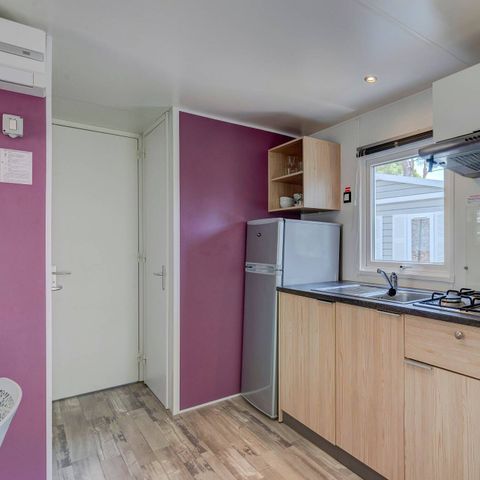 Mobilheim 4 Personen - Premium | 2 Zi. | 4 Pers. | Einzelne Terrasse | 1 Bad | Klimaanlage