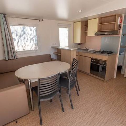 Mobilheim 6 Personen - Mobilheim | Comfort | 3 Zi. | 6 Pers. | Einfache Terrasse | Clim.