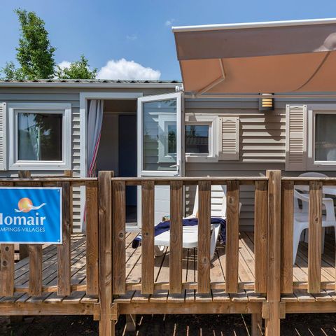 Mobilheim 5 personen - Mobilheim | Classic | 2 Schlafz. | 5 Pers. | Erhöhte Terrasse | Klima.
