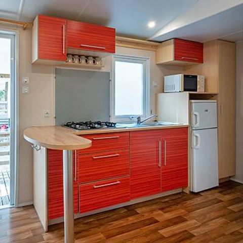 Mobilheim 5 personen - Mobilheim | Classic | 2 Schlafz. | 5 Pers. | Erhöhte Terrasse | Klima.