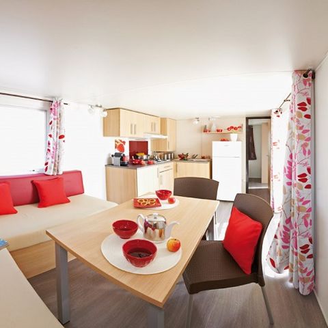 Mobilheim 4 Personen - 2 Zimmer 2 SDB Komfort 4 Personen